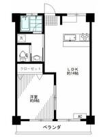 東京都世田谷区赤堤3(マンション)の賃貸物件の間取り