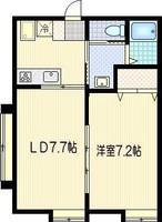 クレール馬引沢の間取り