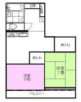 カーサ第一宇喜田の間取り