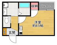 chou  chou  Nakamiya  WESTの間取り