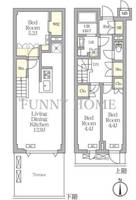 アジールコート都立大学の間取り
