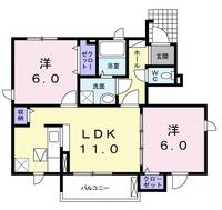 静岡県浜松市中央区植松町(アパート)の賃貸物件の間取り