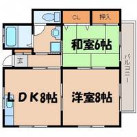 カーサ矢野西の間取り