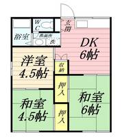 添田ハイツの間取り