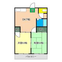 高知県高知市高須新町3(マンション)の賃貸物件の間取り
