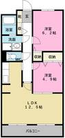 物件の間取り画像