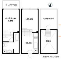 東京都大田区中央5(一戸建)の賃貸物件の間取り