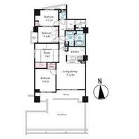 愛知県名古屋市中区新栄3(マンション)の賃貸物件の間取り