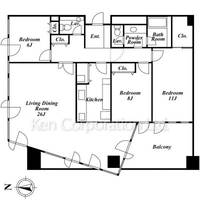 青葉六本木レジデンスの間取り