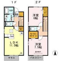 大分県大分市下郡北3(一戸建)の賃貸物件の間取り