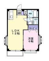 福島県福島市渡利字番匠町(アパート)の賃貸物件の間取り