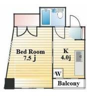 東京都台東区根岸2(マンション)の賃貸物件の間取り