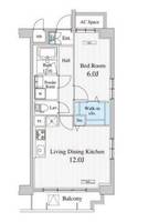 東京都江東区高橋(マンション)の賃貸物件の間取り