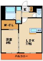 ル・シエル錦が丘の間取り