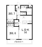 物件の間取り画像