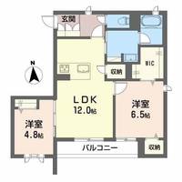 シャーメゾン ラヴニーナ セカンドの間取り