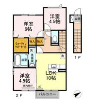 COZY COURT B棟の間取り