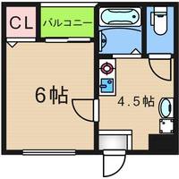 ヴィラ安立の間取り