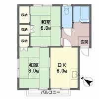 コーポ二の森の間取り