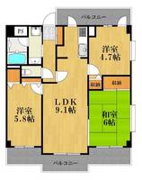 物件の間取り画像