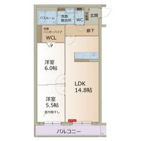 アルバコートの間取り
