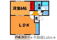 徳島県板野郡北島町鯛浜字原(アパート)の賃貸物件の間取り