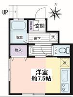 神奈川県大和市深見台4(アパート)の賃貸物件の間取り