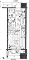 東京都港区西麻布3(マンション)の賃貸物件の間取り
