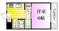 広島県広島市南区大州2(マンション)の賃貸物件の間取り