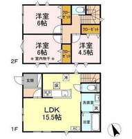 東京都あきる野市平沢(一戸建)の賃貸物件の間取り