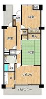ライオンズマンション(404)の間取り