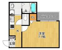 大阪府寝屋川市本町(アパート)の賃貸物件の間取り