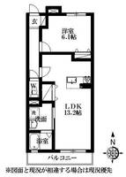 静岡県浜松市中央区原島町(マンション)の賃貸物件の間取り