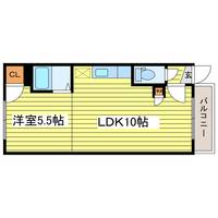 カサデューク白石の間取り