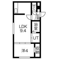 北海道札幌市中央区南九条西9(マンション)の賃貸物件の間取り