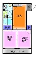 ホワイトコート綾瀬の間取り