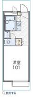 埼玉県越谷市神明町1(アパート)の賃貸物件の間取り