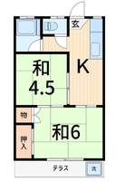 森ハイツの間取り