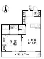 物件の間取り画像