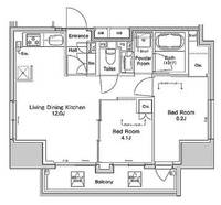 プラウドフラット浅草雷門の間取り