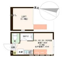 ハーモニーテラス稲荷台IIの間取り