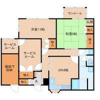 東京都日野市神明1(マンション)の賃貸物件の間取り