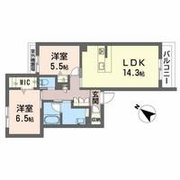 クレア大泉の間取り