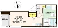 東京都板橋区高島平3(アパート)の賃貸物件の間取り