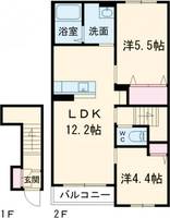 物件の間取り画像