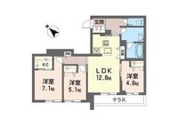 アルフラットの間取り