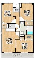 物件の間取り画像