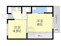 ビレッジハウス茨木の間取り