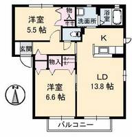物件の間取り画像
