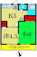 スズキハイツの間取り